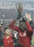  ?? NICK TURCHIARO/USA TODAY SPORTS ?? Jozy Altidore, right, and Sebastian Giovinco are key cogs for TFC.