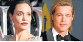  ?? GETTY IMAGES ?? Angelina Jolie y Brad Pitt llevan cinco años sin llegar a un acuerdo por la custodia de sus hijos.