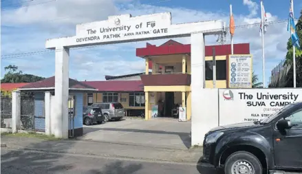  ??  ?? The University of Fiji Suva Campus in Samabula.