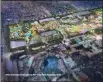  ?? COURTESY OF DISNEY ?? 4
Concept art envisions the Disneyland­Forward expansion plan, for which the park did the legwork to earn city approval.