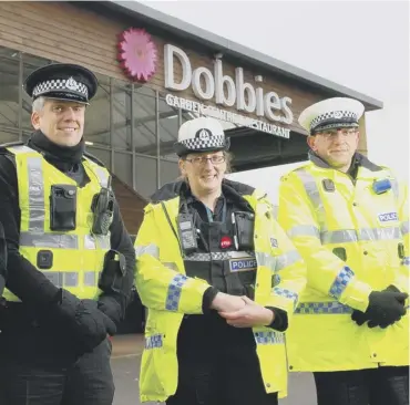  ??  ?? 0 Police Scotland’s boss says that officers need to be in places the public use – like garden centres