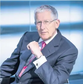  ??  ?? > Nick Hewer warned people to beware cold call investment scammers