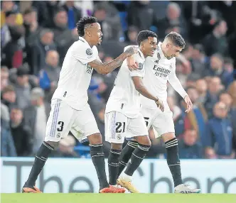  ?? GETTY IMAGES ?? Militao, Rodrygo, Fede Valverde... ¿se caerá alguno del 11 del Etihad?