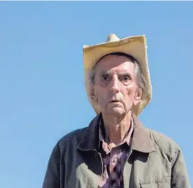  ?? CORTESÍA DE PACÍFICA GREY. ?? Harry Dean Stanton falleció en setiembre del 2017 a los 91 años. Se hizo conocido por su papel en Paris, Texas (1984) .