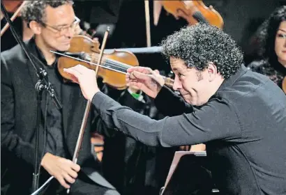  ?? A. BOFILL / PALAU DE LA MUSICA ?? Dudamel, ahir al Palau al capdavant de la Mahler Chamber