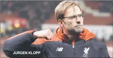  ??  ?? JURGEN KLOPP