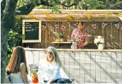  ??  ?? The Potting Shed Pub has given its beer garden a refresh