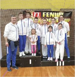  ?? ?? članovi taekwondo kluba Osijek na Feniks Budo kupu