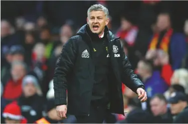  ??  ?? Lightweigh­t...Ole Gunnar Solskjaer was a hero to Manchester United fans as a player, but has he got what it takes to manage?