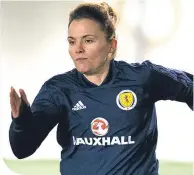  ??  ?? Scotland’s most-capped internatio­nal Jo Love