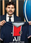  ??  ?? BACK HOME: Mauricio Pochettino is unveiled as the new PSG manager