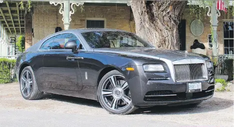  ?? PETER BLEAKNEY ?? The 2016 Rolls-Royce Wraith is the very definition of understate­d elegance.