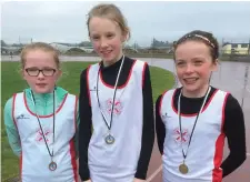  ??  ?? North Sligo AC athletes with their medals.