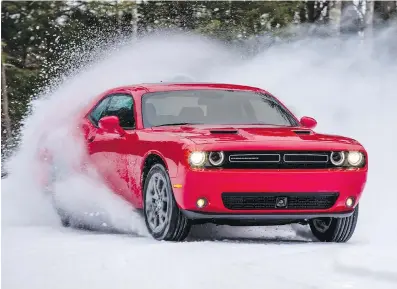  ??  ?? The Challenger GT is fitted with Dodge Charger Pursuit suspension, originally designed for police vehicles.