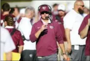  ?? VINCENT DUSOVIC — FORDHAM ATHLETICS VS AP ?? Fordham football coach Andrew Briener, considered one of the bright young offensive minds in college coaching, let the AP sit in on a summer game-planning meeting, and then explained how he and his staff do it during the season.