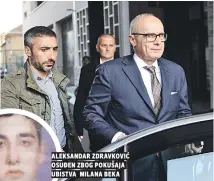  ??  ?? aleksandar Zdravković Osuđen Zbog pokušaja ubistva milana beka