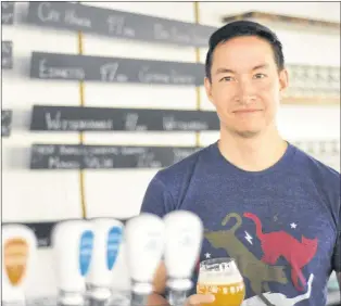  ?? KENN OLIVER/THE TELEGRAM ?? Justin Fong, Quidi Vidi Brewing Co. director of sales and marketing, says between a host of new beers and a completely renovated tap room with greatly expanded hours of operation, fans of the brewery in the Gut will have plenty to look forward to.