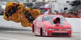  ?? Eric Christian Smith / For the Chronicle ?? Pro Stock champ Erica Enders-Stevens will look to defend her title.