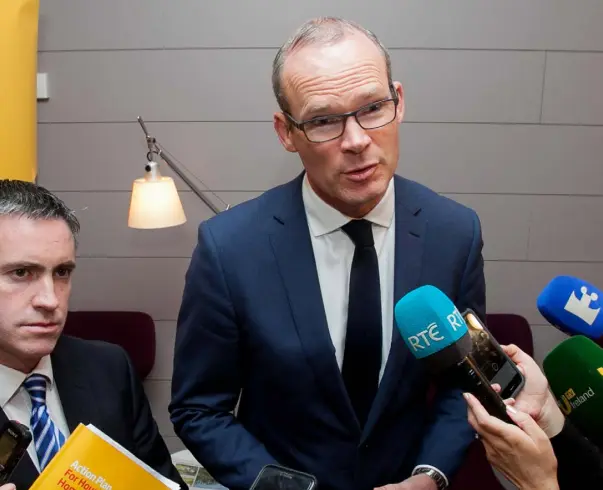  ??  ?? Housing Minister Simon Coveney’s ‘Rebuilding Ireland’ plan faces a potential obstacle following a complaint to the European Commission by developers including (from top) Michael O’Flynn, Paddy McKillen and Pat Crean in which they argue that Nama has...