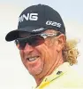  ??  ?? Miguel Angel Jimenez: Opened with a 67 despite ‘running a marathon’.