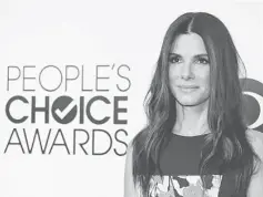  ??  ?? Bullock arrives at the 2014 People’s Choice Awards in Los Angeles, California. — Reuters file photo