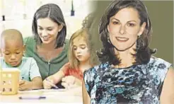  ??  ?? Former TV journalist Campbell Brown (r.) says teacher job protection­s are unfair to children.