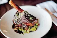  ??  ?? LEFT: This palate-pampering lamb shank dish at Patrono will satisfy the hardiest appetites.