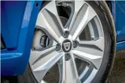  ??  ?? Comfort’s steel wheels are hard to distinguis­h from alloys