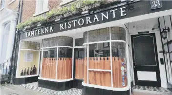  ??  ?? The renowned Lanterna restaurant in Scarboroug­h