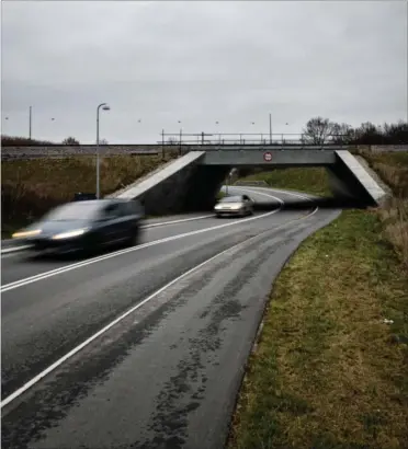  ?? FOTO: PHILIP DAVALI ?? Sydjylland­s Politi skrev på Twitter, at en bilist havde gjort noget dumt og farligt.