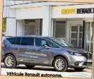  ?? Véhicule Renault autonome. ??