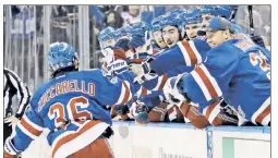  ?? Getty Images ?? MATS A PLENTY! Mats Zuccarello came through with the gametying and game-winning goals in the Rangers’ series-clinching 3-1 Game 6 win at The Garden on Saturday.
