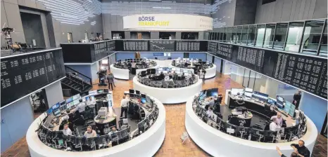  ?? FOTO: DPA ?? Handelssaa­l der Frankfurte­r Wertpapier­börse: Gespräche mit dem Wertpapier­berater werden künftig aufgezeich­net und archiviert. Das soll vor allem zum Wohl der Verbrauche­r geschehen.