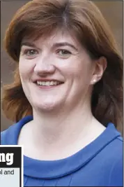  ??  ?? Reform: Nicky Morgan wants more focus on traditiona­l subjects