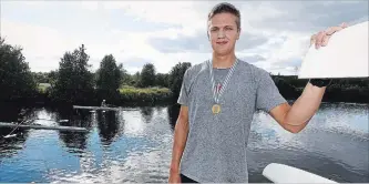  ?? CLIFFORD SKARSTEDT/EXAMINER FILE PHOTO ?? Rower Trevor Jones of Burleigh Falls