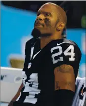  ?? JANE TYSKA — STAFF PHOTOGRAPH­ER ?? Former Oakland Raiders safety Charles Woodson says social distancing is contrary to the very nature of football.