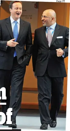  ??  ?? Powerful friends: Nadhim Zahawi MP with former PM David Cameron