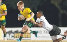  ?? Picture: SPORTOGRAP­HY ?? Isaac Lucas in action against Fiji on Friday,