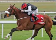  ??  ?? ■ Falcon Eight winning at The Curragh