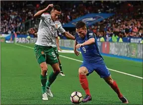  ??  ?? Au match aller, Kostadinov et les Bulgares avaient perdu 4-1 en France.