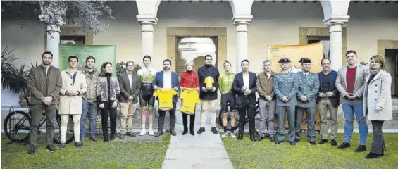  ?? FJYD ?? Presentaci­ón de las dos versiones de la Vuelta a Extremadur­a la pasada semana en Mérida.