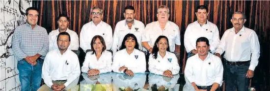  ?? / ALEX DEL ÁNGEL ?? Directivos del Colegio de Agrónomos del Sur de Tamaulipas