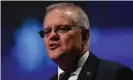  ?? Photograph: Joel Carrett/AAP ?? Prime Minister Scott Morrison supports a Senate inquiry into the ABC, while chair of the national broadcaste­r’s, Ita Buttrose describes the move as ‘political interferen­ce’.