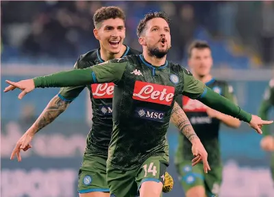  ?? GETTY ?? Ciro di Napoli Dries Mertens, 32 anni, dal 2013 al Napoli ha avuto come allenatori Benitez, Sarri, Ancelotti e Gattuso