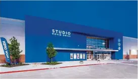  ?? Studio Movie Grill ?? This is the exterior of Studio Movie Grill’s recently opened Tyler location. The dine-in theater company is set to open its 24th location in Pearland May 5. While that location remains under constructi­on, the exterior and interior will mirror the...