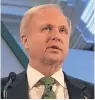  ?? Pictures: BP / Getty. ?? Top: The Glen Lyon FPSO serving the rejuvenate­d Quad 204 field in the North Sea. Above: BP chief executive Bob Dudley.