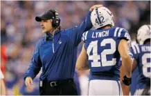  ?? Gregory Shamus/getty Images ?? Colts coach Chuck Pagano wants to make it business as usual as Indianapol­is faces off against the Chiefs for a wild-card game.