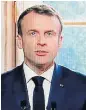  ??  ?? Emmanuel Macron