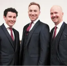  ??  ?? The Three Tenors Ireland. See No 7.