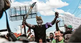  ?? CHANDAN KHANNA/GETTY-AFP ?? Haiti has been convulsed by widespread protests against President Jovenel Moise.